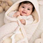 پتو بافتنی کلاهدار گوش دار